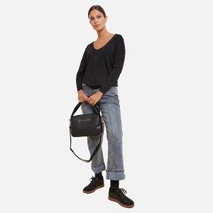 PULL ALYSON NOIR RAYURES - Image 3