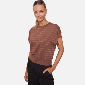PULL JELILA CHOCO RAYURES - Image 1