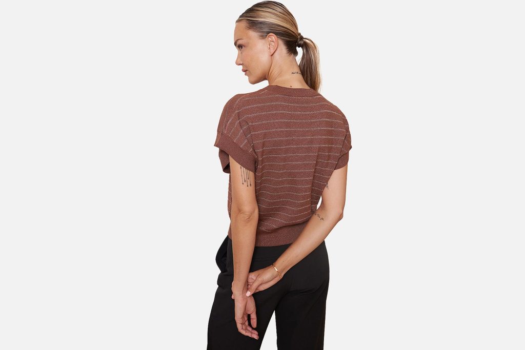 PULL JELILA CHOCO RAYURES