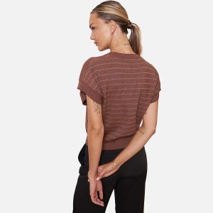 PULL JELILA CHOCO RAYURES - Image 2