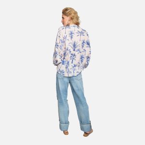 EZIRA PALMIERS BLEU BEIGE - Image 2