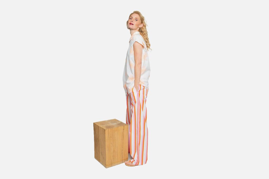 EMILIA SHIRT WHITE ORANGE