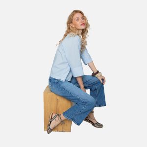 EMMA SHIRT LIGHT BLUE – Image 2