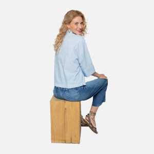EMMA SHIRT LIGHT BLUE – Image 3