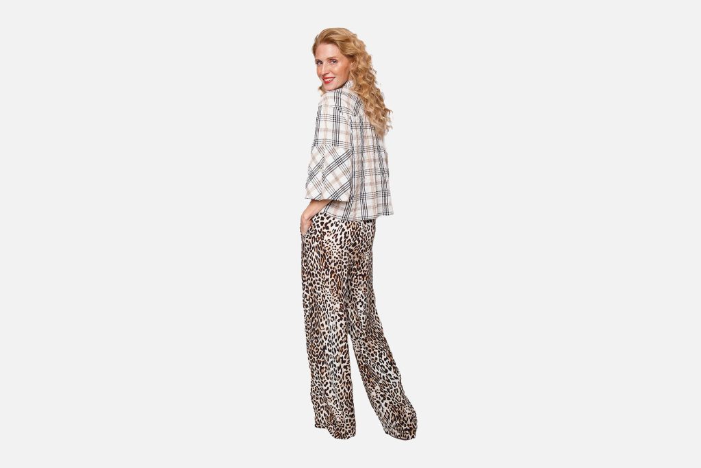 EMANUELLA SHIRT BEIGE CHECKS