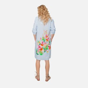 EFLORA DRESS BLUE STRIPES - Image 2