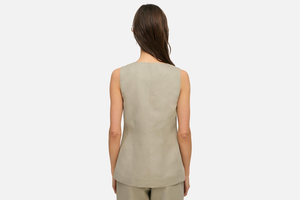 WAISTCOAT LIN MIX TILLEUL