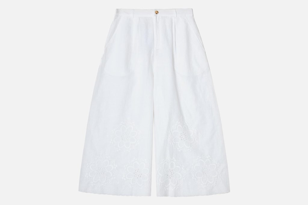 JUPE CULOTTE SHIBU BLANC