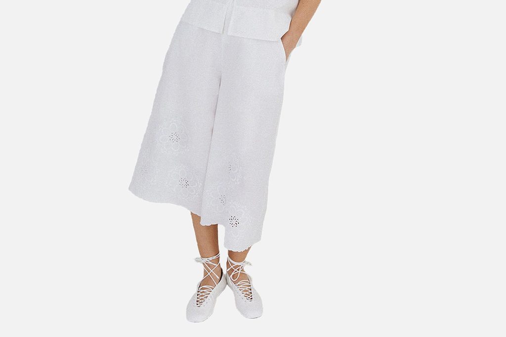 JUPE CULOTTE SHIBU BLANC