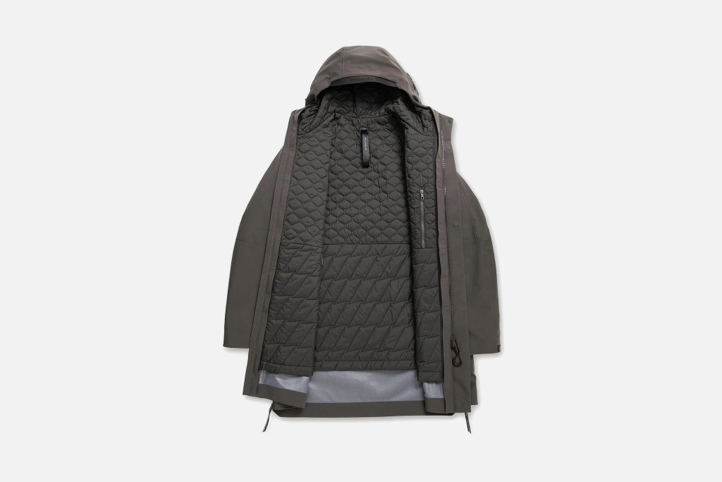 PARKA PLANCK DARK FOSSIL