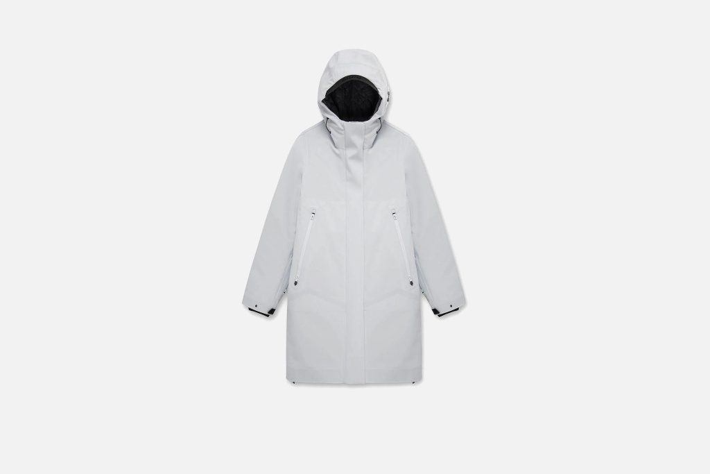 PARKA PLANCK W LIGHT GREIGE