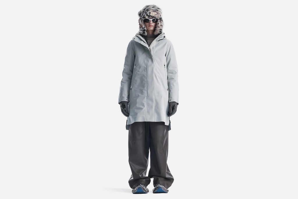 PARKA PLANCK W LIGHT GREIGE