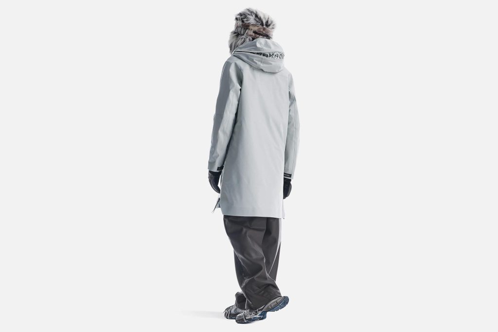 PARKA PLANCK W LIGHT GREIGE