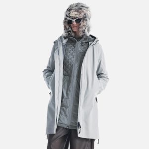PARKA PLANCK W LIGHT GREIGE - Image 8