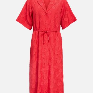 OBJADA SUKI 24 LO MIDI DRESS POINSETTIA - Image 1