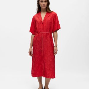 OBJADA SUKI 24 LO MIDI DRESS POINSETTIA - Image 5