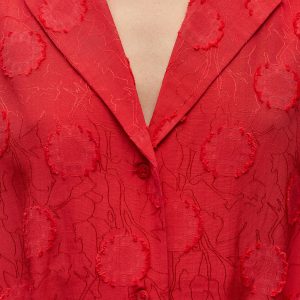 OBJADA SUKI 24 LO MIDI DRESS POINSETTIA - Image 6