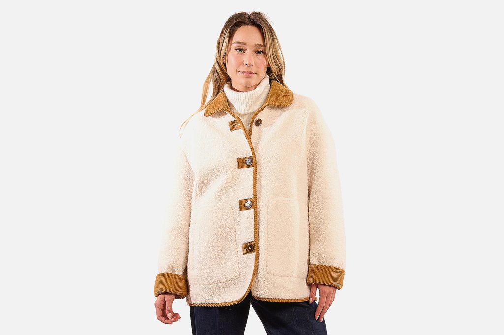 MANTEAU MOUTON BEIGE