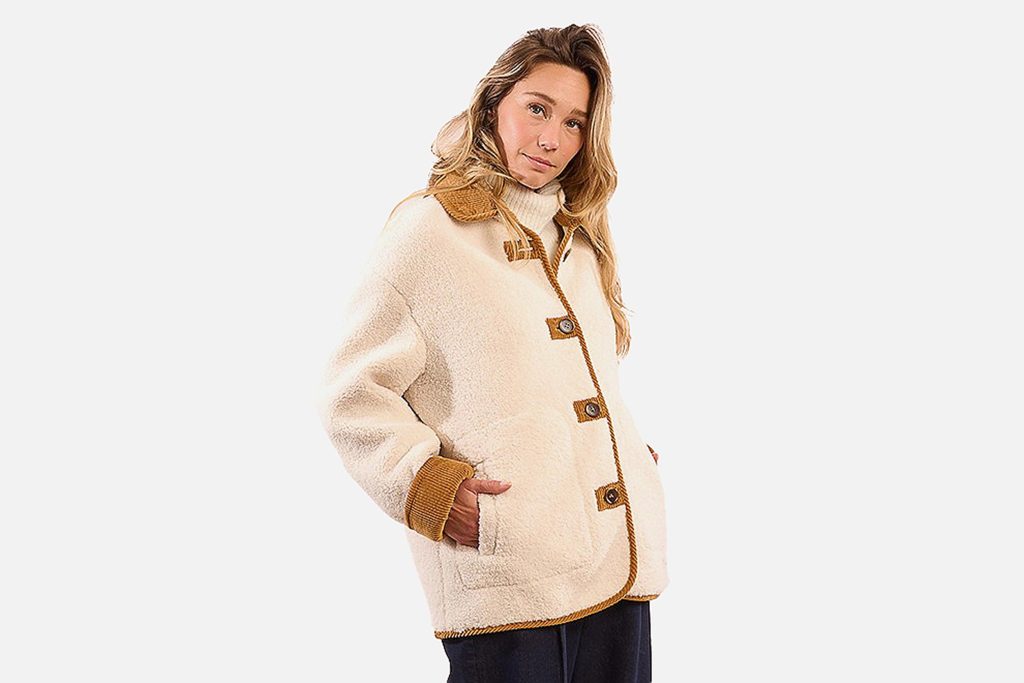 MANTEAU MOUTON BEIGE