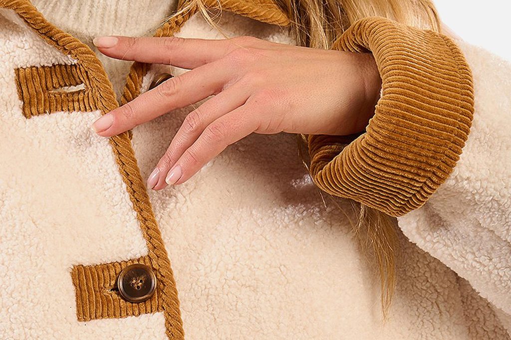 MANTEAU MOUTON BEIGE