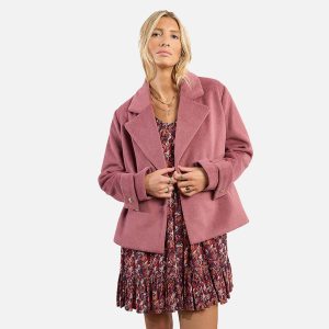 MANTEAU PALETOT DARK PINK – Image 2