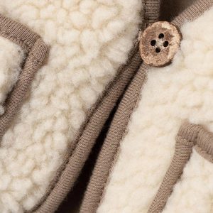 JONO VEST SHERPA DOVE WHITE - Image 3