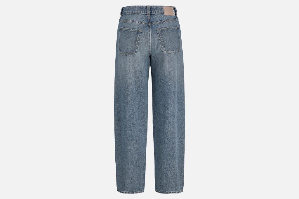 FUJI BARREL JEANS MED BLUE L30