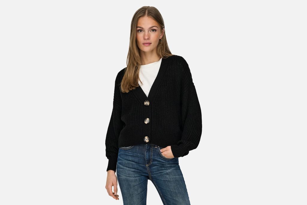 JUSTY CARDI BLACK