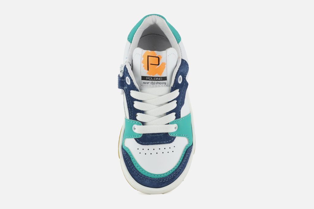 PERLIN BLANC JEANS VERT