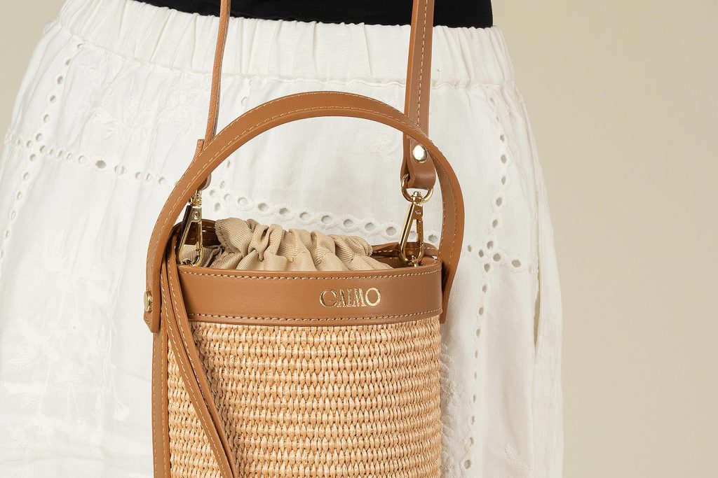 SAC BOMBON CUERO NATUREL