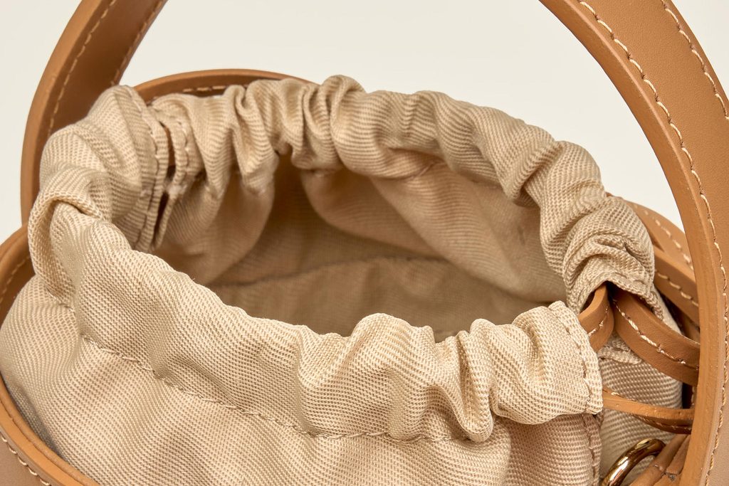 SAC BOMBON CUERO NATUREL