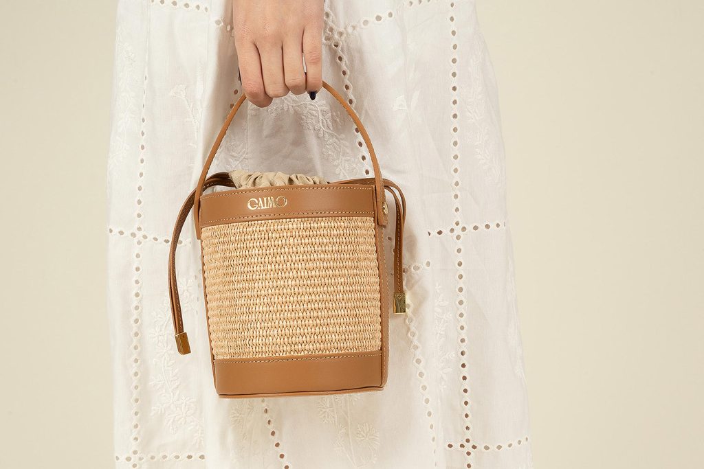 SAC BOMBON CUERO NATUREL