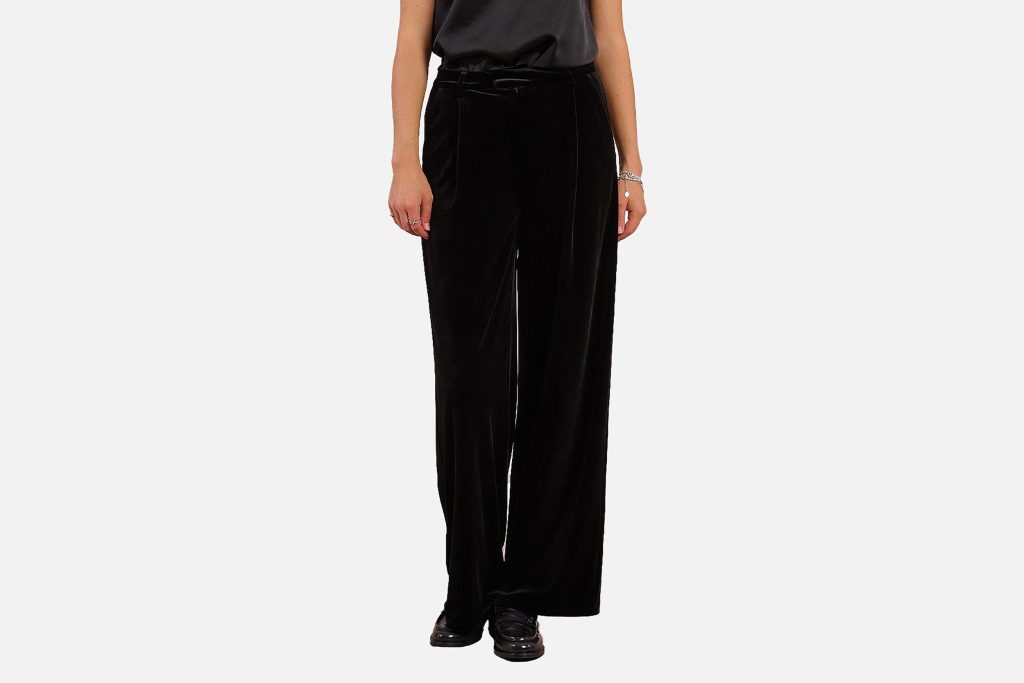 PANTA LARGE VELOUR BLACK