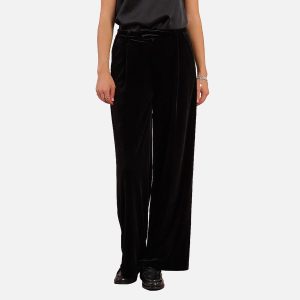 PANTA LARGE VELOUR BLACK - Image 1