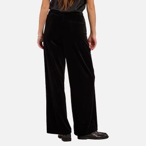 PANTA LARGE VELOUR BLACK - Image 2