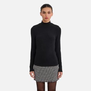 TOP MANCHES LONGUES BLACK - Image 1