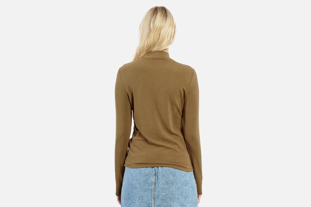 TOP MANCHES LONGUES KAKI