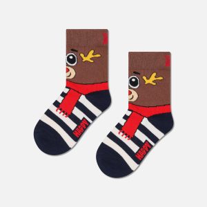 KIDS REINDEER SOCKS - Image 1