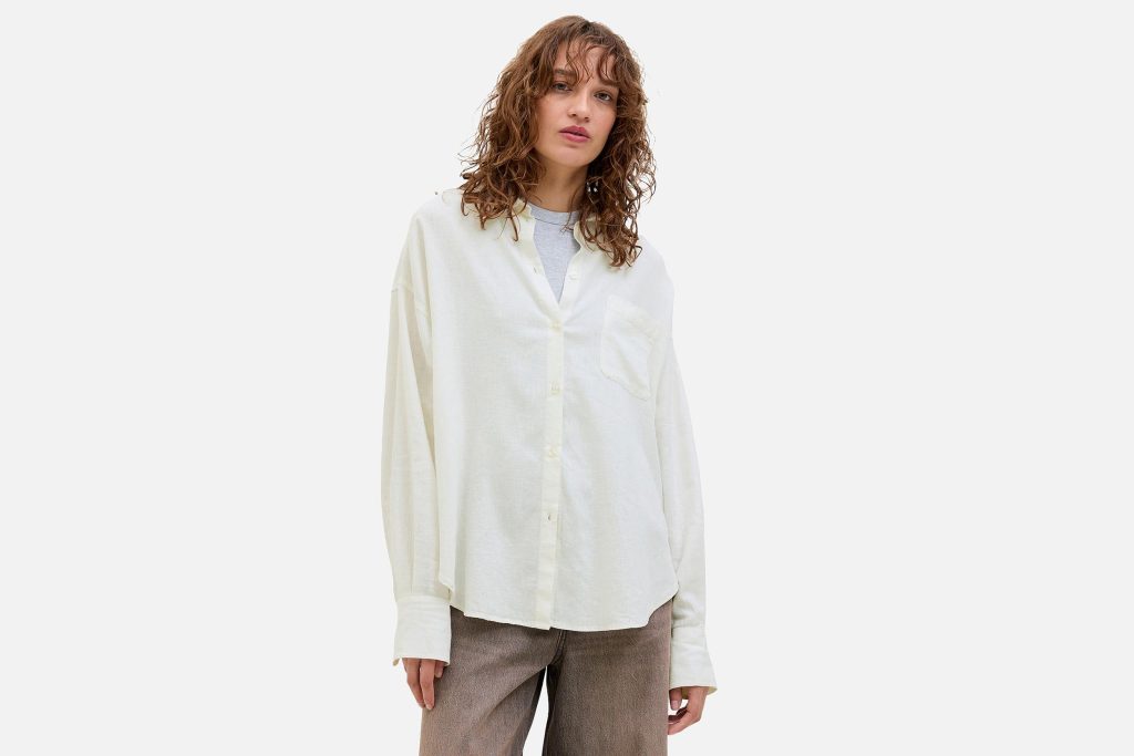 JAMIE BREEZE SHIRT BLANC