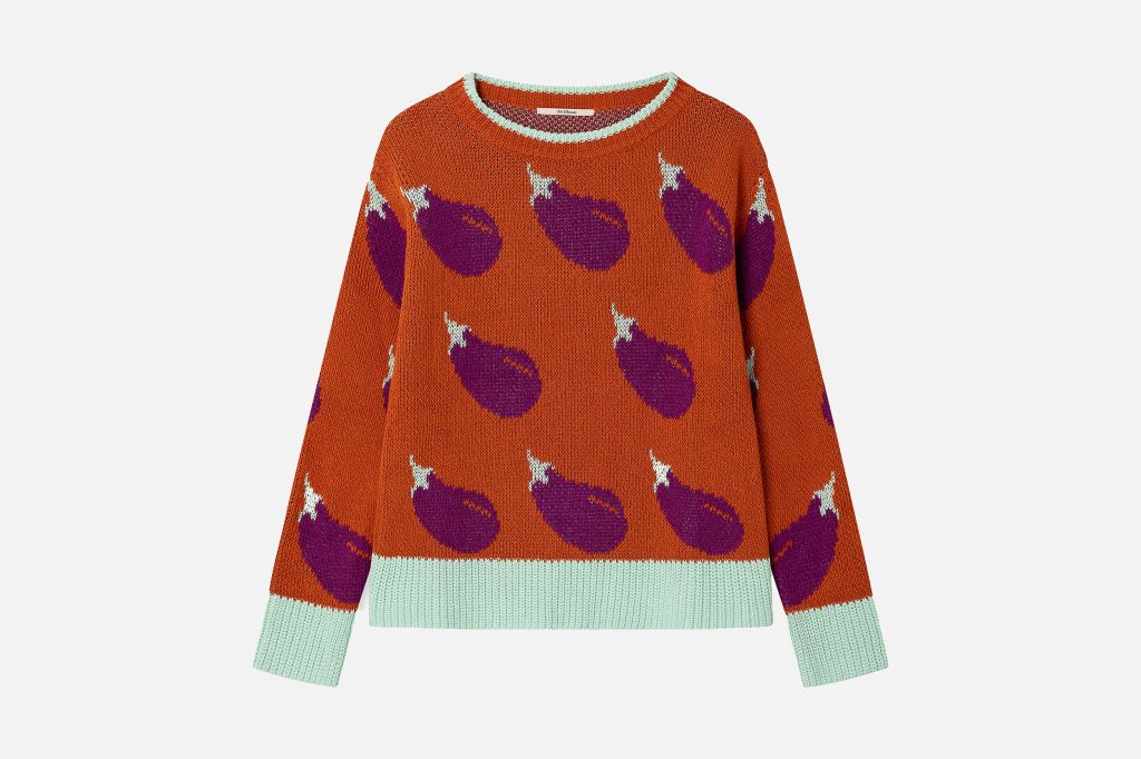 PULL MELANZANE TERRACOTTA