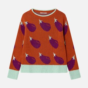 PULL MELANZANE TERRACOTTA – Image 1