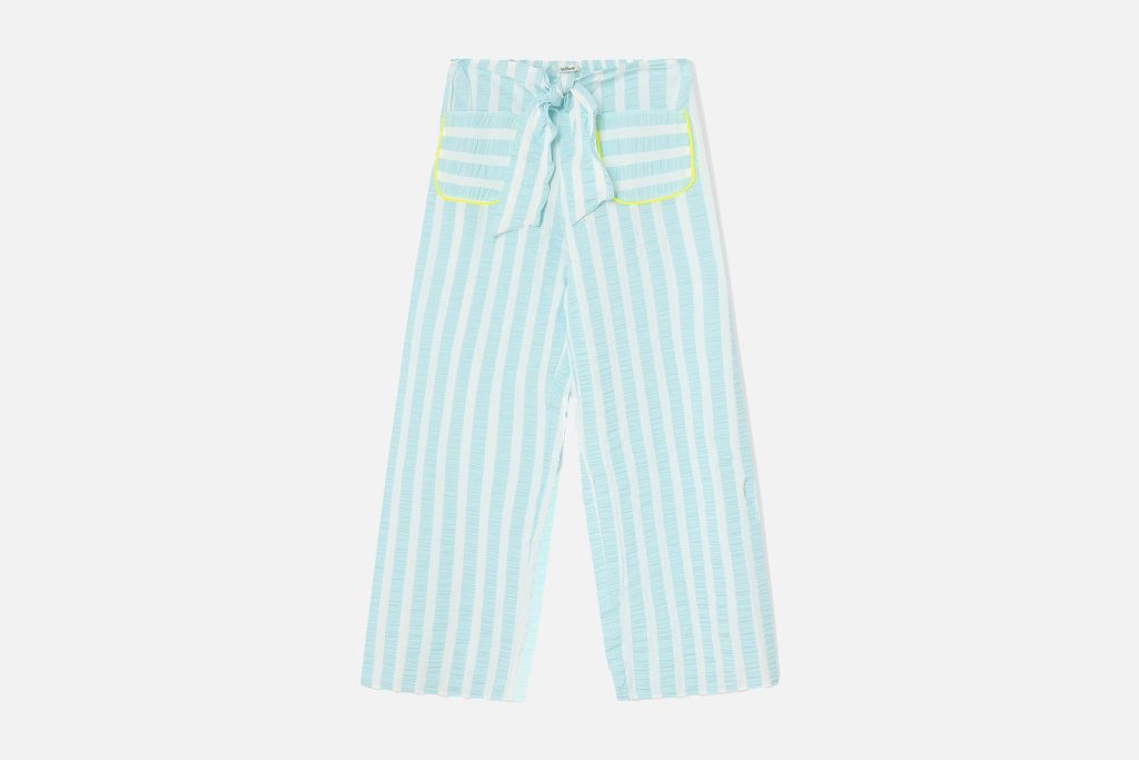 PANTALON LAZO RAYE AQUA