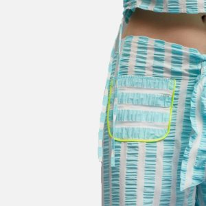 PANTALON LAZO RAYE AQUA – Image 5