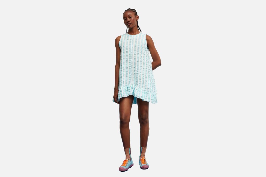 DRESS COCOMERO RAYE AUBERGINE