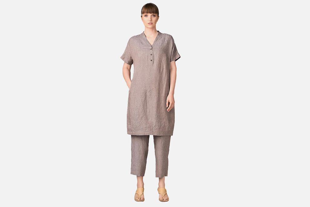 ROBE VANINA BROWN MIX