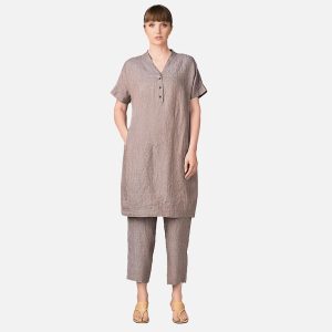 ROBE VANINA BROWN MIX - Image 1