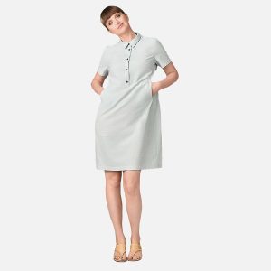 ROBE VANESSA GREEN CHECKS - Image 1