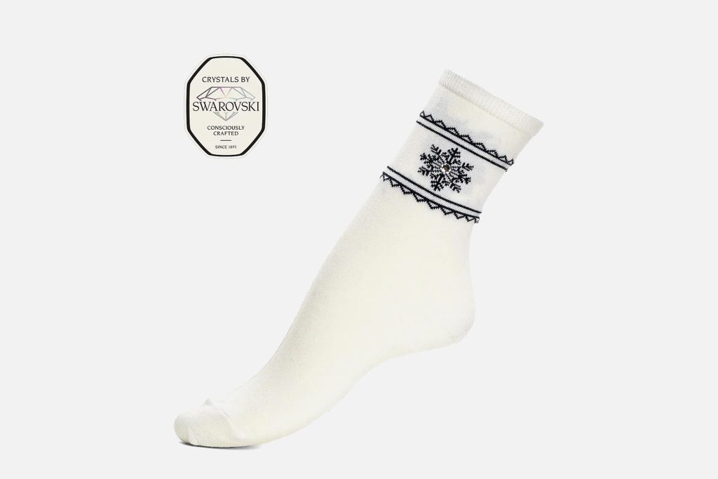 MBD330 FLOCONS SPARKLES ECRU