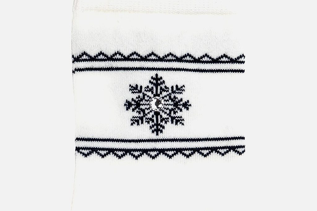 MBD330 FLOCONS SPARKLES ECRU