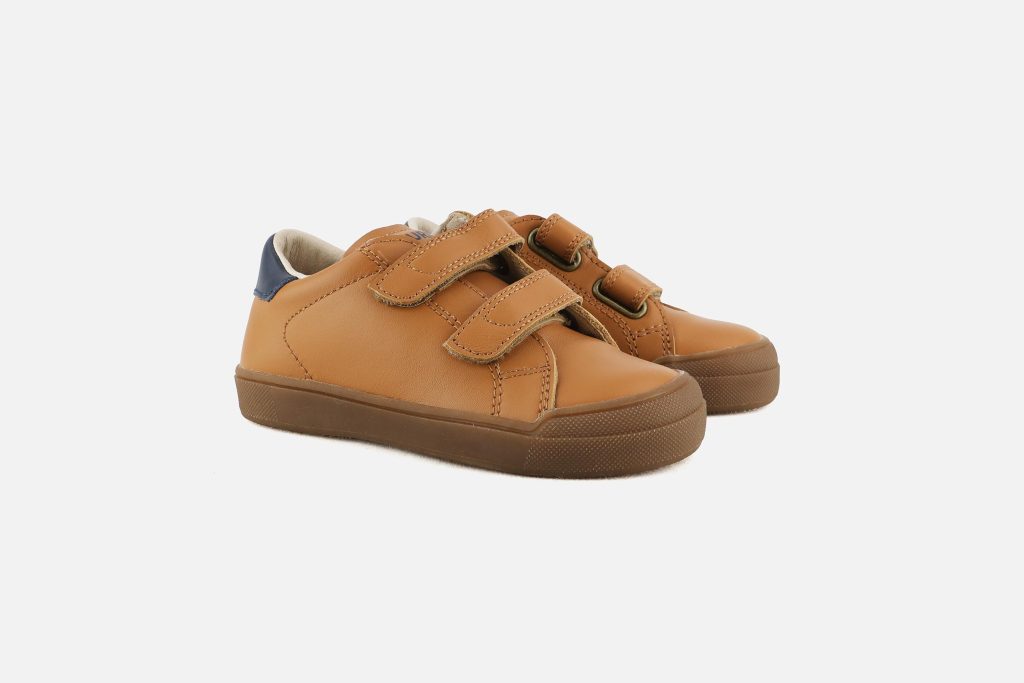 LEO SCRATCH COGNAC NAVY